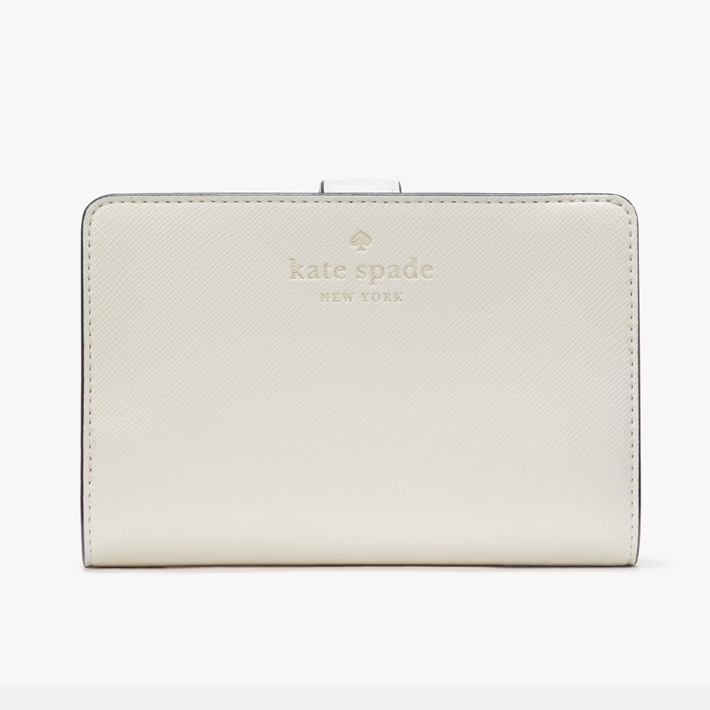 Kate Spade Schuyler Medium Compact Bifold Wallet
Meringue 
NWT - Picture 1 of 16